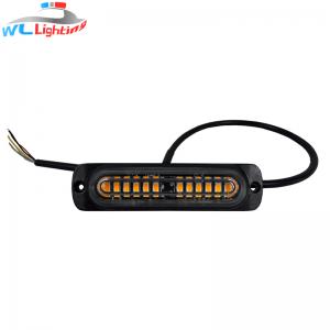 SMD 12V 24V 6W do montażu powierzchniowego 12 LED Mini Strobe Warning Grill Migające światło