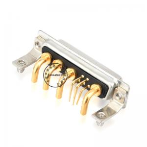 D-sub 9W4 moc połączeń żeńskich kąt prosty