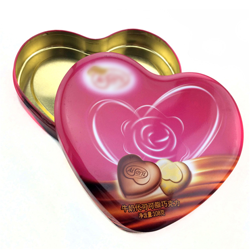 Pudełko czekoladowe cukierki w kształcie serca