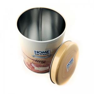 OEM dostosowane metalowe okrągłe ciasteczko blaszane pudełko do pakowania