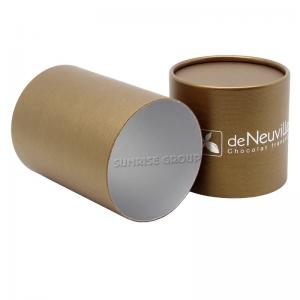 Ozdobne luksusowe papierowe okrągłe pudełko na prezenty z czekoladą