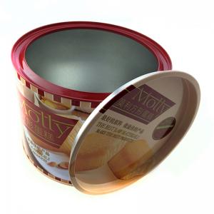 2018 gorąca sprzedaż okrągłej puszki na ciasto i ciasteczko