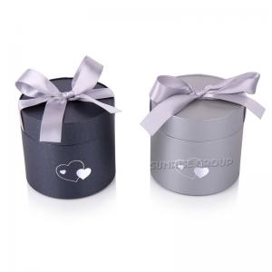 Wykonane na zamówienie luksusowe okrągłe pudełko z tektury czekoladowej