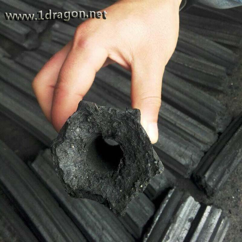 Czarny węgiel drzewny i brykiet z węgla drzewnego All Shape, sześciokątny