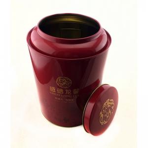 Okrągłe pudełko na herbatę z 5 kawałkami i hermetyczną pokrywką