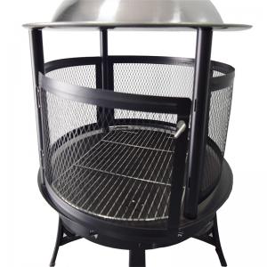 Antykwarski BBQ ogienia jamy żelaza obsady plenerowy pożarnicza miska