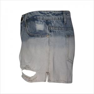 moda dipdye jean rip short WS101123
