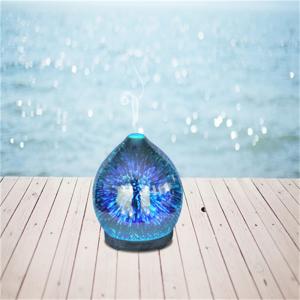 Ręczna kontrola wilgotności i przenośna instalacja ultradźwiękowy dyfuzor olejku zapachowego 3D do fajerwerków szklanych