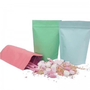 pojedyncza, wstęgowa torba z okrągłym dołem na karmę dla zwierząt domowych i opakowania na nasiona