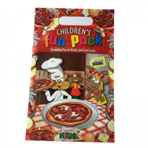 pełne opakowania plastikowe torby na zakupy z wyciętym uchwytem