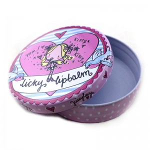 Opakowanie kosmetyczne, blaszane pudełko z okrągłej pasty do butów