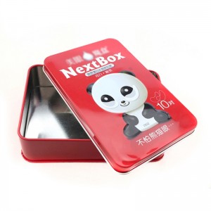 Niestandardowe pudełko prostokątne z nadrukiem, opakowanie kosmetyczne