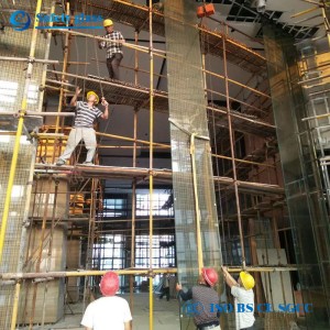 duże panele ze szkła hartowanego / jumbo ze szkła hartowanego o niestandardowym rozmiarze do okien