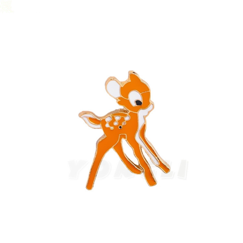 dostosowane metal kreskówka odznaka zwierząt stop cynku wielobarwne farby do pieczenia broszka pieczęć topnienia odlewania pozłacana broszka