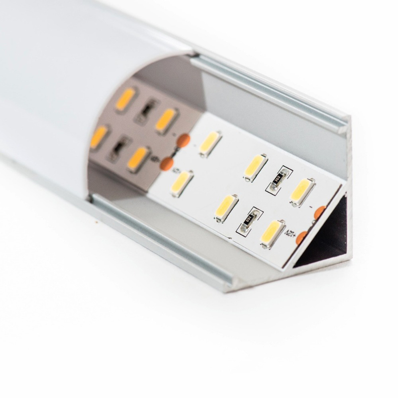Profil LED Light Corner Aluminium LED 6063-T5 Aluminiowe światło liniowe ze stopu aluminium