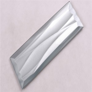 HMBZ07 Szary Płytki faliste ze szkła dobrej cenie do pluśnięcia z tyłu