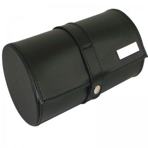 Skórzany futerał na zegarek i spinki do mankietów