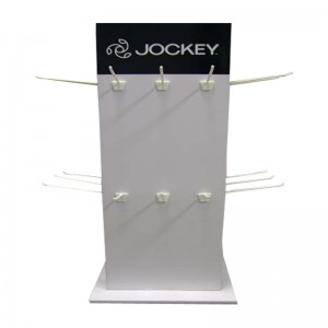 Druk niestandardowy Mały wyświetlacz kartonu Pop Poprzeczny z hakiem