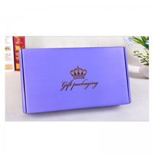 Drukowane pudełko papierowe z tłoczeniem na gorąco