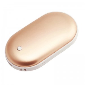 Mały akumulator wielokrotnego użytku Pocket Pebbles do smartfonów z funkcją podgrzewania rąk