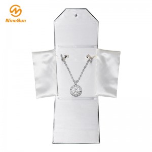 Multicolor Luxury PU Leather Naszyjnik, folder Pearl