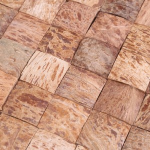 Kreatywne wzornictwo Płytki dekoracyjne z mozaiki naturalnej kokosowej