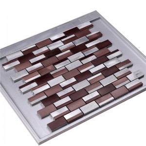 Galwanizacja Szkło Mozaika Płytka ze stopu aluminium HLC31