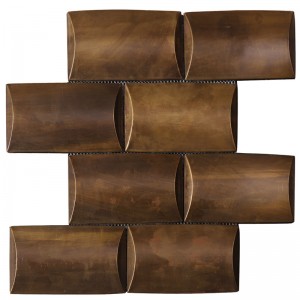 Vintage miedziane mozaiki do dekoracji holu HSW18126