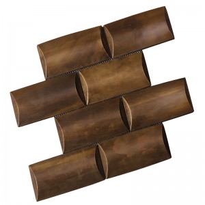 Vintage miedziane mozaiki do dekoracji holu HSW18126