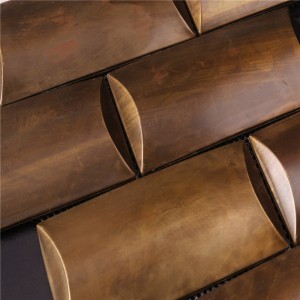 Vintage miedziane mozaiki do dekoracji holu HSW18126