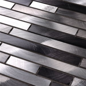 Stopniowe czarne nowoczesne płytki do Backsplash HLC63