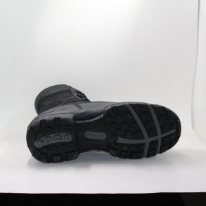 Męskie czarne buty bojowe z powłoką PU