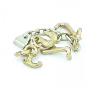 G70 Hak kuty R ze spawanym łącznikiem Pozłacany