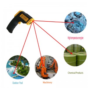 Popularny produkt Hot Sale Laserowy pistolet termometryczny na podczerwień