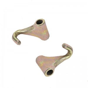 Kuty hak palca żółty Plated