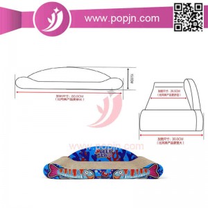 Drapak Cat Fashinable Attractive Corrugated Paper