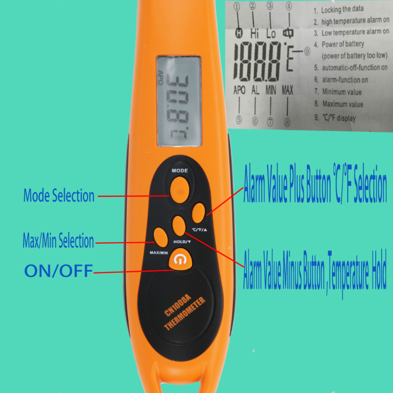 Food Thermometer Kitchen BBQ Dining Tools Temperature House