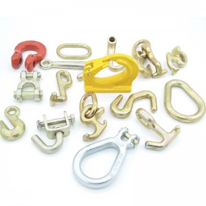 G70 Alloy Clevis Lug Link White Ocynkowana