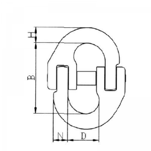 G80 Chain Connecting Link ze sprężyną