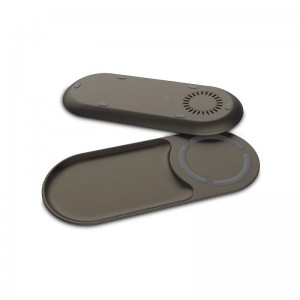 KPS-X701 Ładna konstrukcja wysokiej jakości małej tacy Szybka bezprzewodowa ładowarka qi 2w1 10W