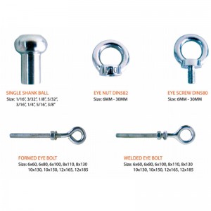 316 kuta śruba DIN580