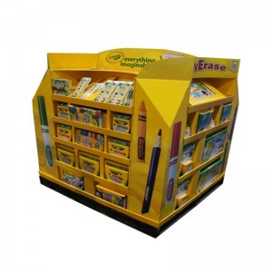 Karton Niestandardowa zabawka Zmontowany karton do supermarketów Stojak