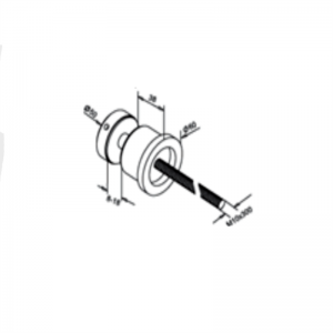 Uchwyt wzmacniający ze szkła o grubości 50 mm OD