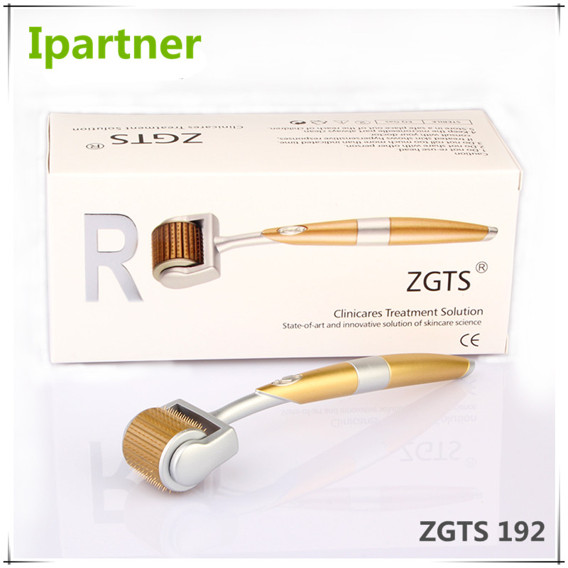 Ipartner Najnowszy pakiet ZGTS derma roller 192 igły do ​​pielęgnacji twarzy i leczenia wypadania włosów