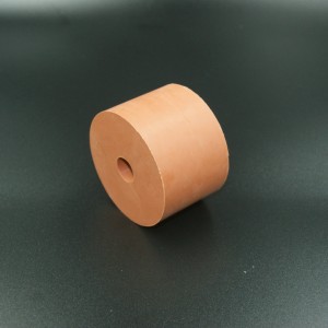 Czerwony kolor przeciw starzeniu Podkładka z gumy naturalnej / kolumna gumowa do narzędzi do testowania pojazdów