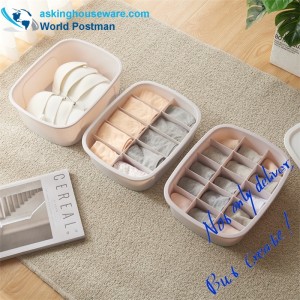 AKSB002 Zestaw do przechowywania bielizny domowej 3w1