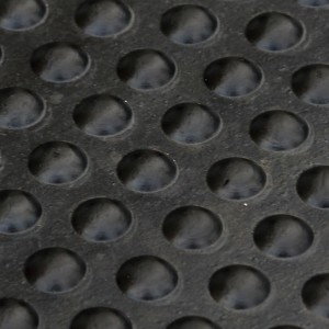 Wodoodporna mata gumowa z otworem odpływowym do restauracji