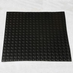 Okrągła kropka do dużych obciążeń Płytka z gumy końskiej Stabilne gumowe maty podłogowe dla stabilnej animacji