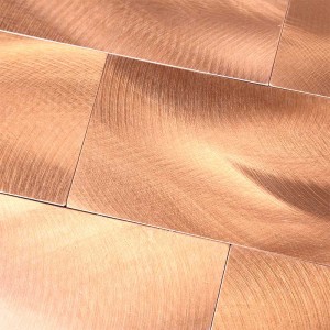 Subway Metalowe aluminiowe naklejki mozaikowe do obierania i przyklejania płytek do kuchni Backsplash