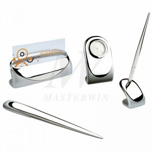 Metalowy zestaw biurkowy Four Pieces_B93267